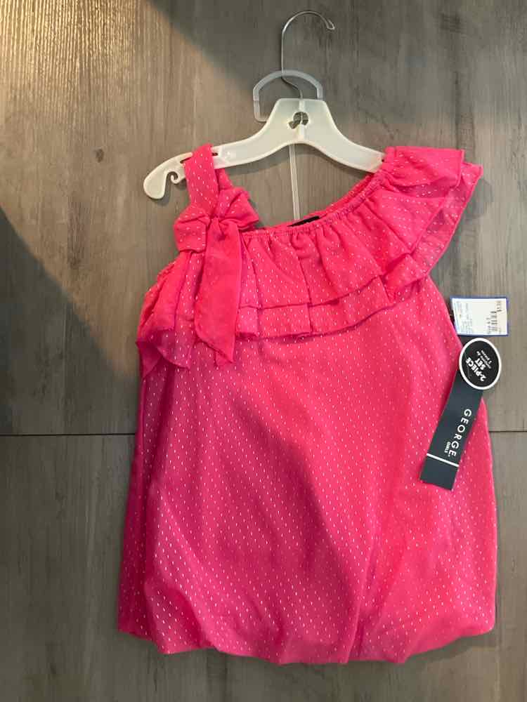 George (E) White Pink Toddler Size 4-5 Girl's 2PCCasual