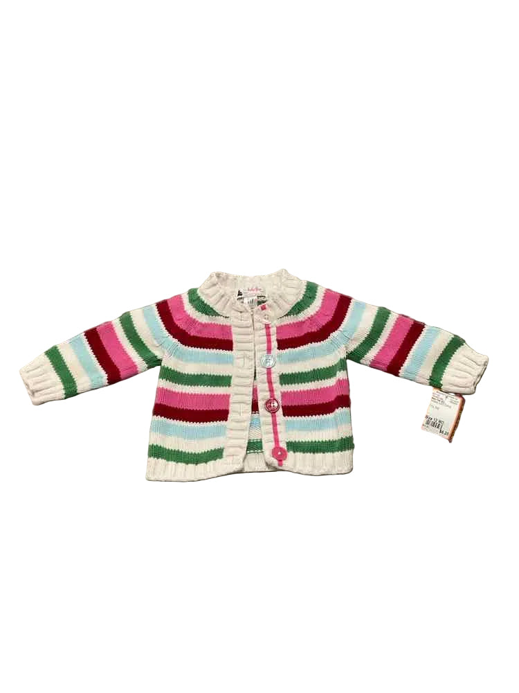 Baby Gap (B) Striped Infant Size 12 MO Girl's SweaterLight