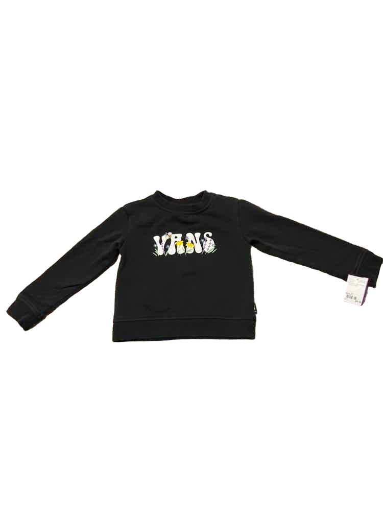 Vans (C) White Black Toddler Size 2T Girl's Sweatshirt