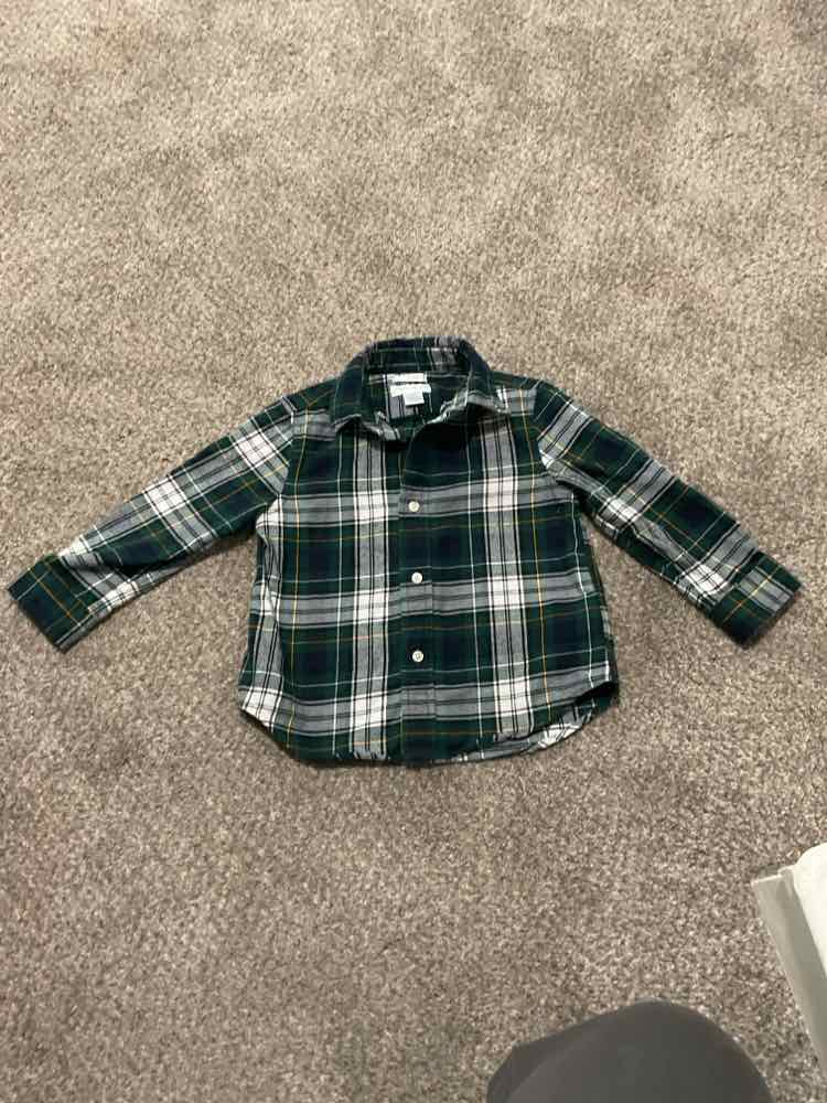 Ralph Lauren (A) Plaid Infant Size 24 MO Boy's ButtondownLS