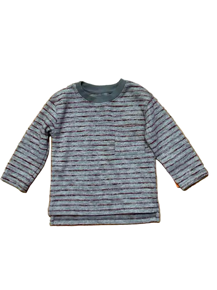 Cat and Jack (D) Striped Infant Size 18 MO Boy's LSTop