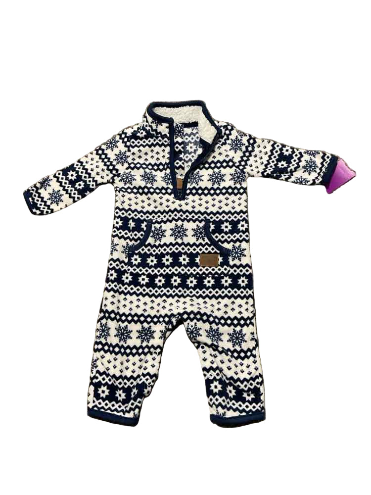 Carters (C) blue white Infant Size 6 MO Boy's 1PC Casual