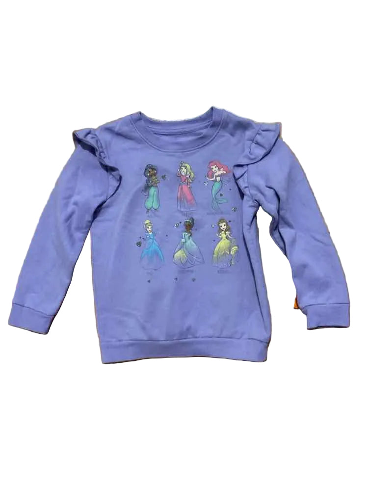 Disney (B) Purple Toddler Size 5T Girl's Sweatshirt