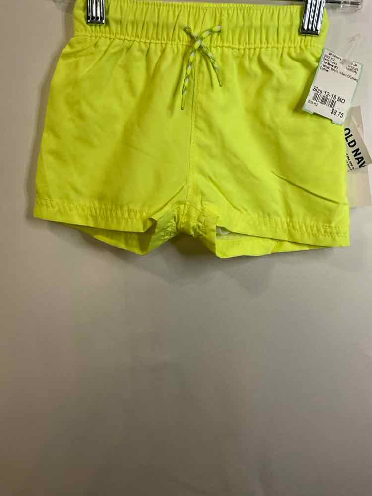 Old Navy (C) Yellow Infant Size 12-18 MO SwimTrunks