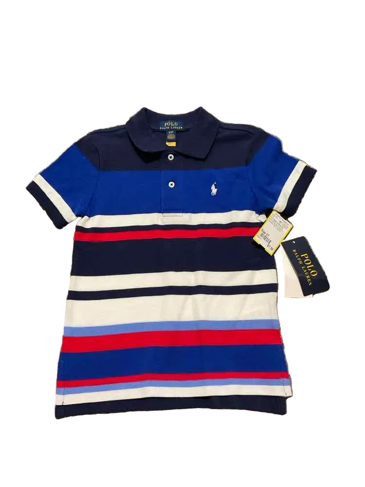 Polo Ralph Lauren (A) Red White Blue Toddler Size 3T Boy's Polo
