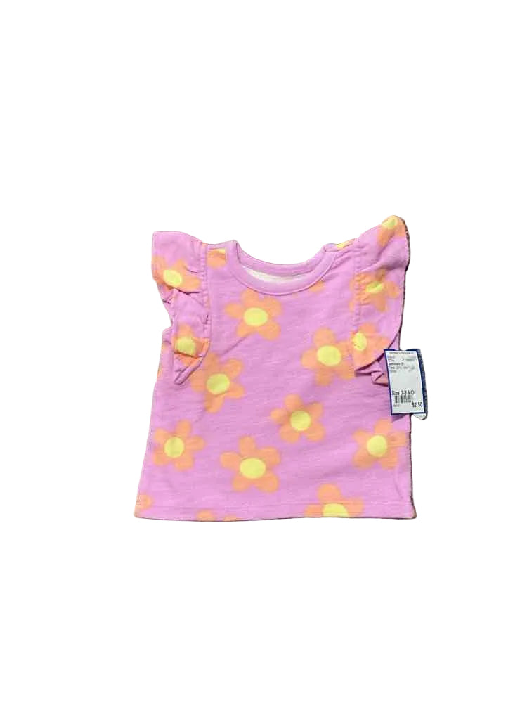 Garanimals (E) Floral Infant Size 0-3 MO Girl's SSTop