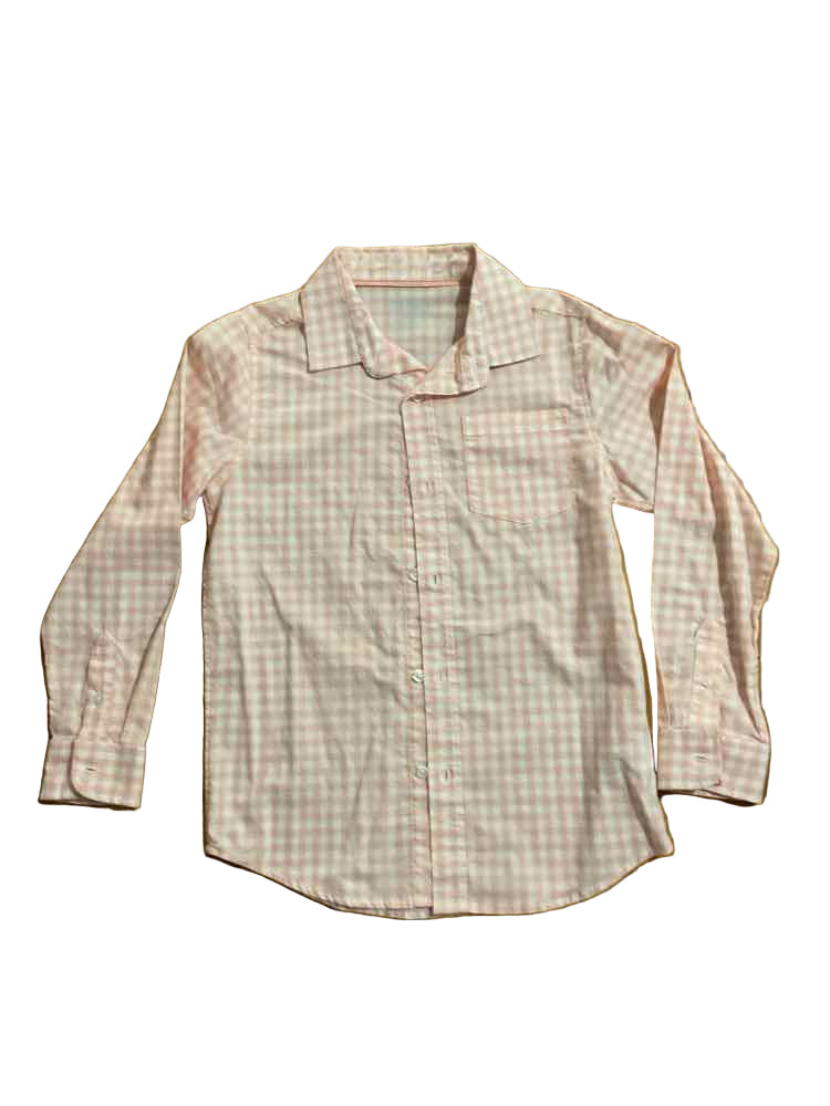 Cat and Jack (D) Plaid Youth Size 8-10 Boy's ButtondownLS