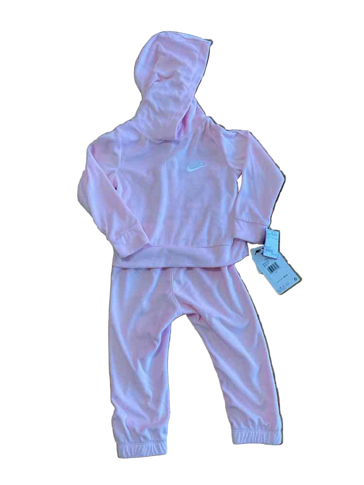 Nike (B) Pink Toddler Size 2T Girl's 2PCAthleticPantSuit