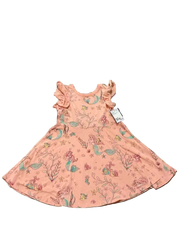 Disney (B) Green Orange Toddler Size 3T Girl's CasualDress