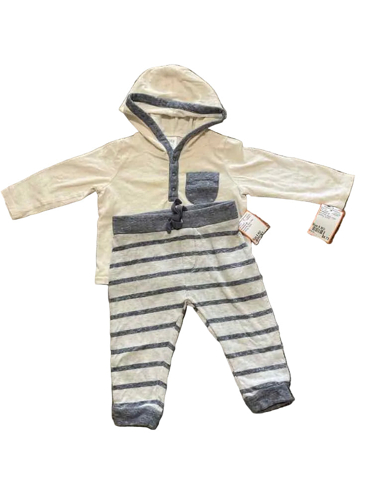 Nordstrom (B) blue white Infant Size 9 MO Boy's 2PC Casual