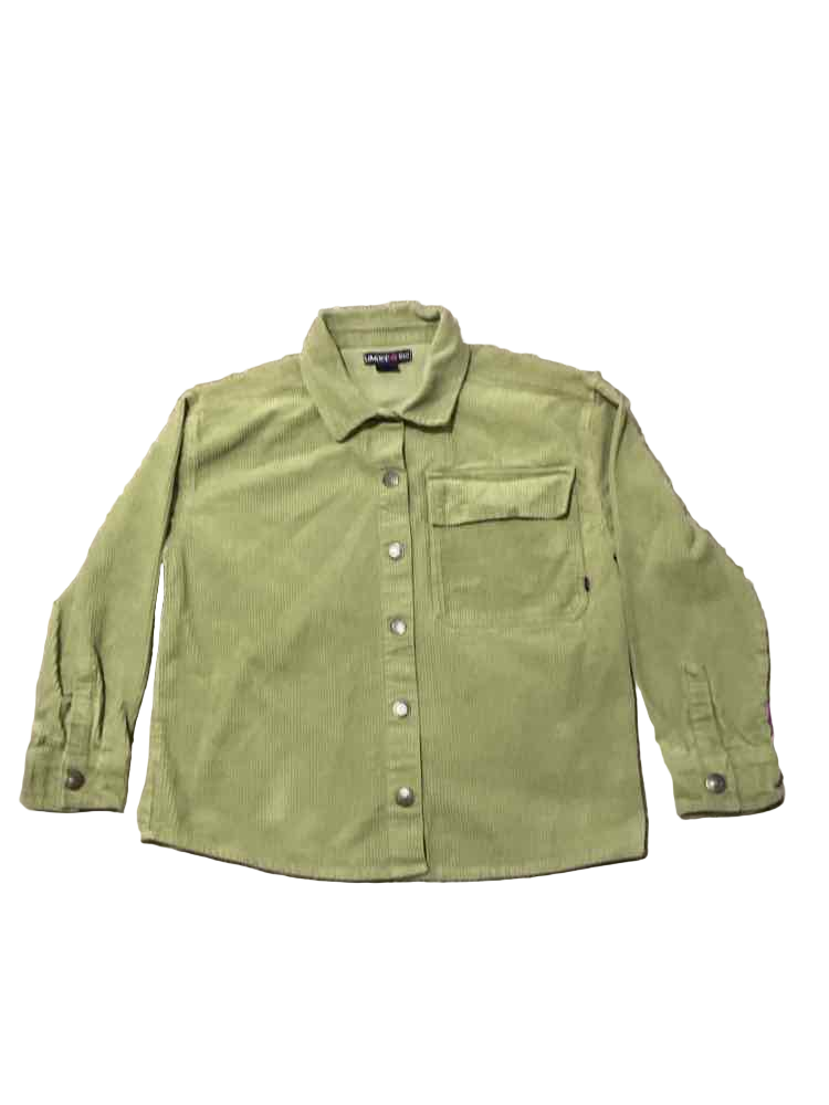 Limited Too (C) Green Youth Size 12 Girl's ButtondownLS