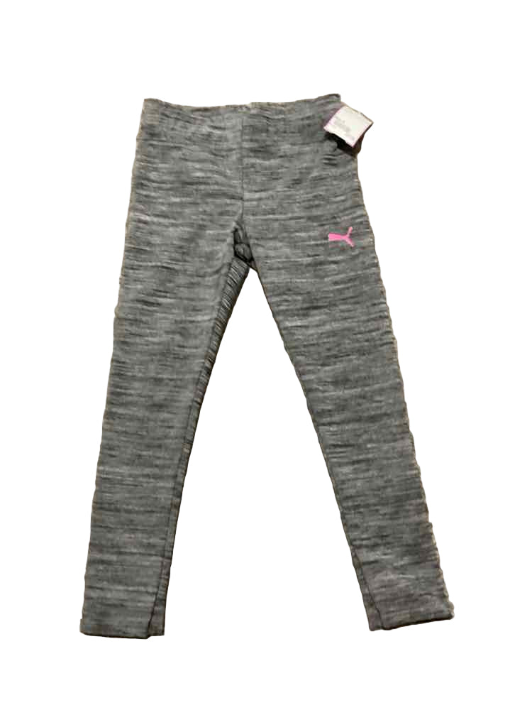 Puma (B) Gray Toddler Size 5 Girl's AthleticLeggings