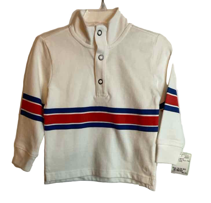 Janie and Jack (A) Red White Blue Infant Size 18-24 MO LSTop