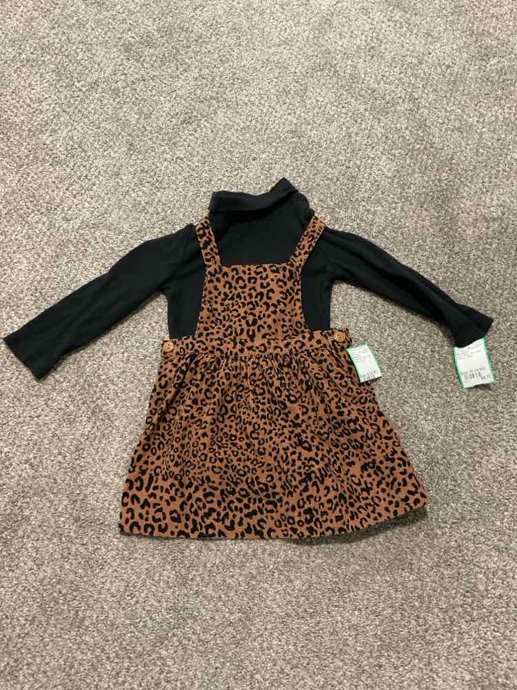 Baby Gap (B) Brown Black Infant Size 18-24 MO Girl's 2PC Casual