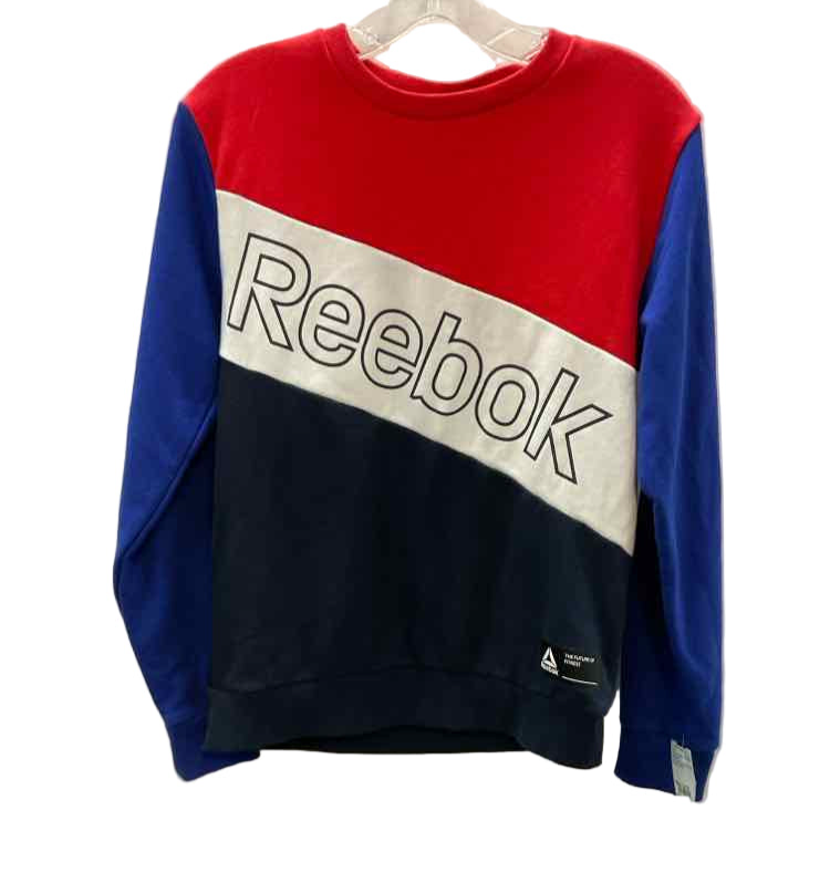 Reebok (B) Red White Blue Youth Size 14-16 AthleticSweatshirt