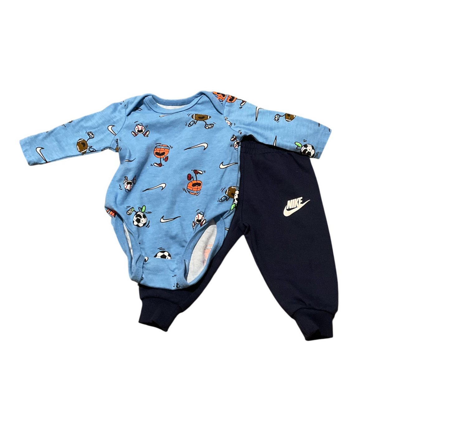 Nike (B) Blue Infant Size 3 MO 2PC Casual