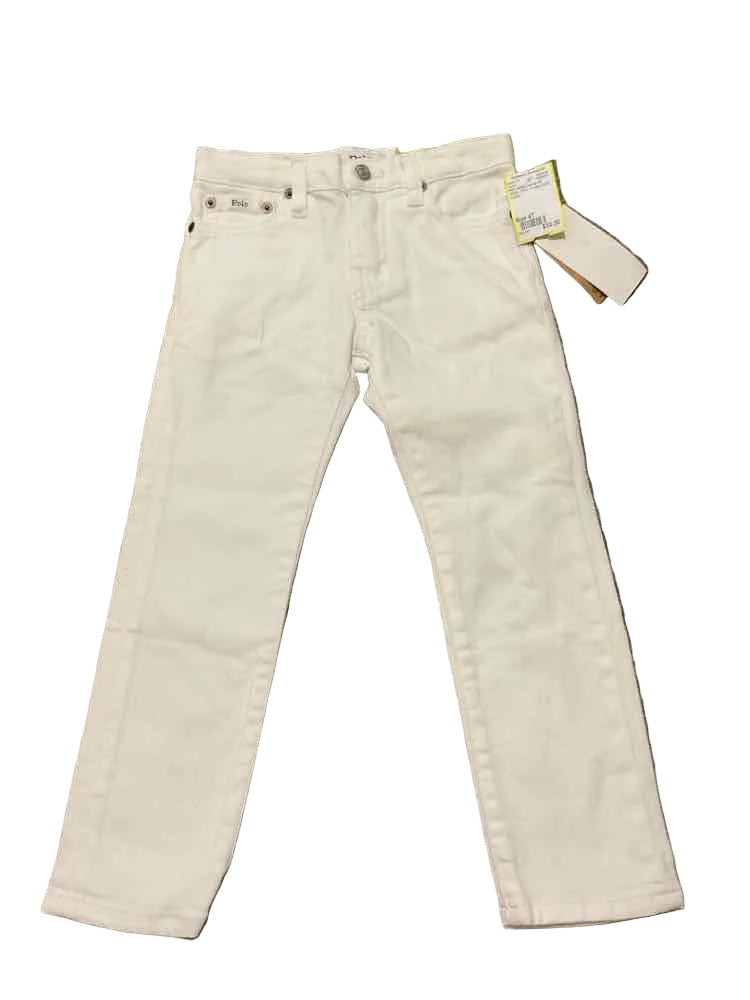 Polo Ralph Lauren (A) White Toddler Size 4T Girl's Jeans