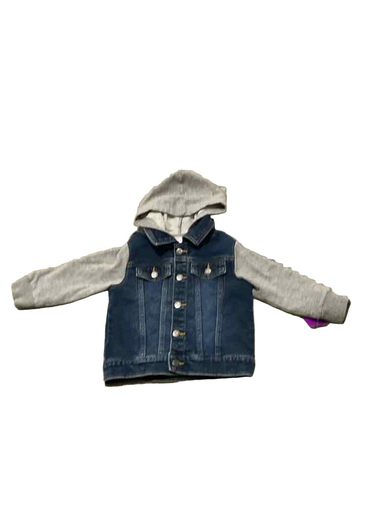 Okie Dokie (D) Blue Gray Toddler Size 3T Boy's Jacket Denim