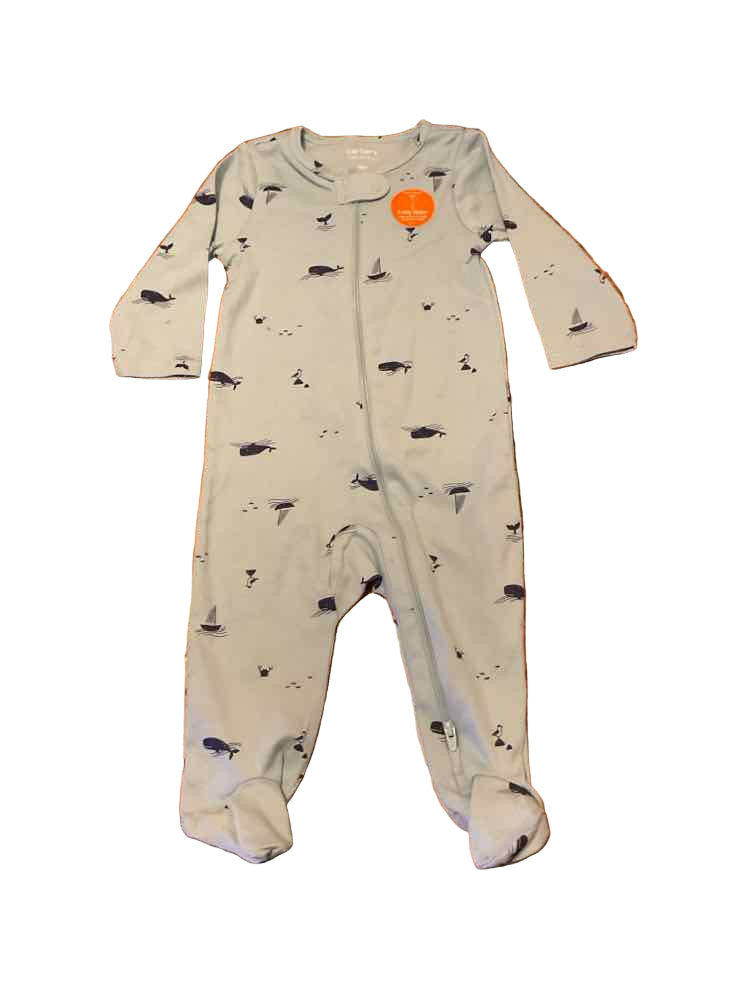 Carters (C) Blue Infant Size 9 MO Boy's 1PCSleepwear