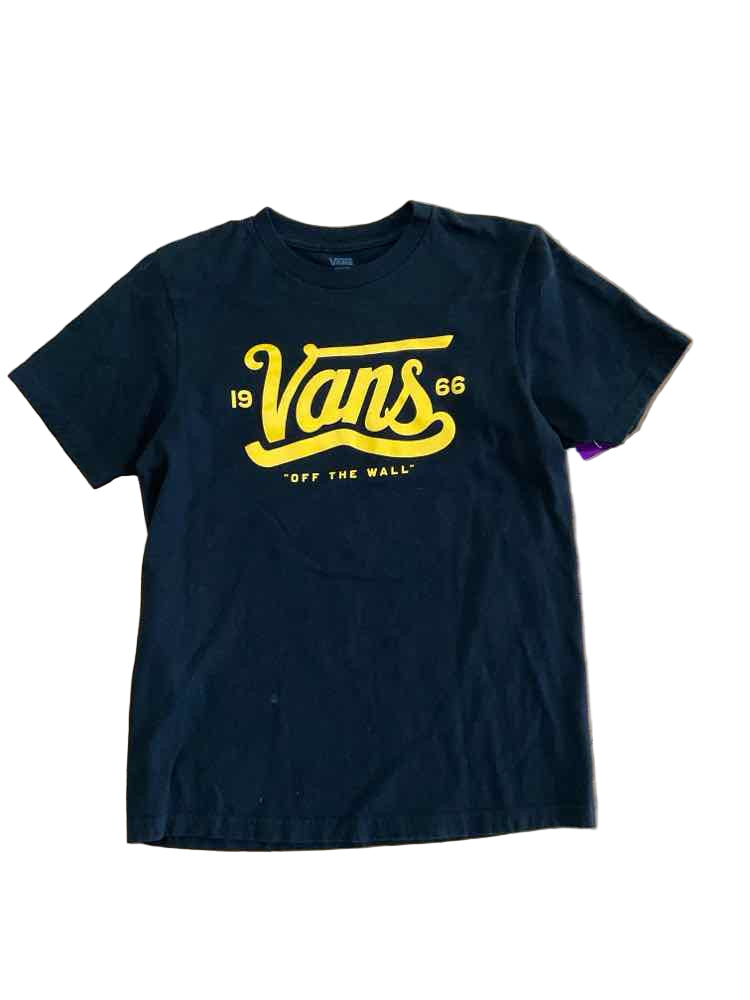 Vans (C) Black Youth Size 8 Boy's SSTop