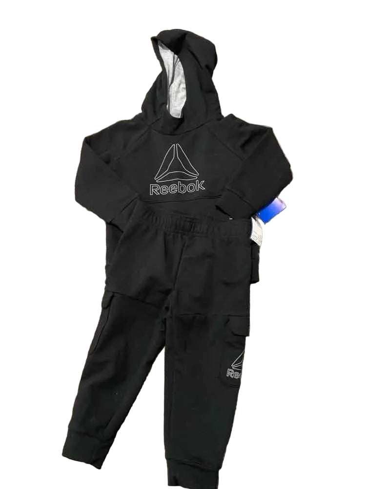 Reebok (B) Black Toddler Size 2T Boy's 2PCAthleticPantSuit