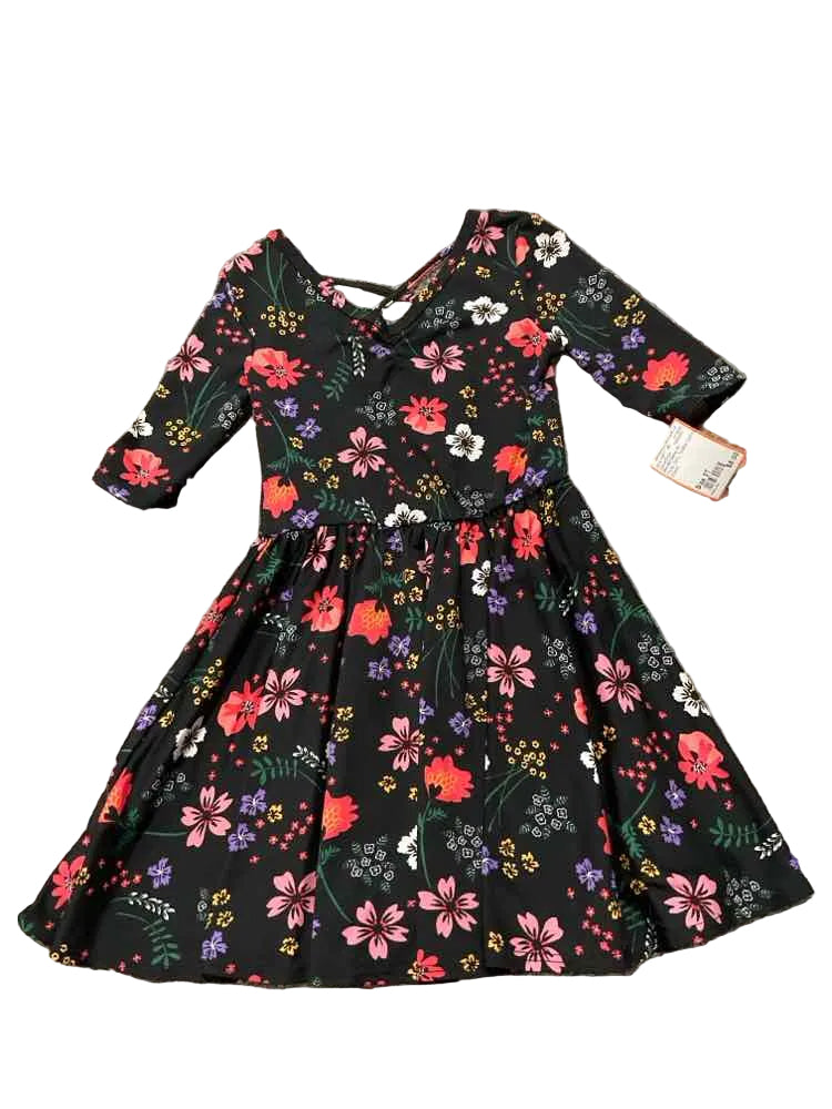 Dot Dot Smile (C) Floral Toddler Size 3T Girl's CasualDress