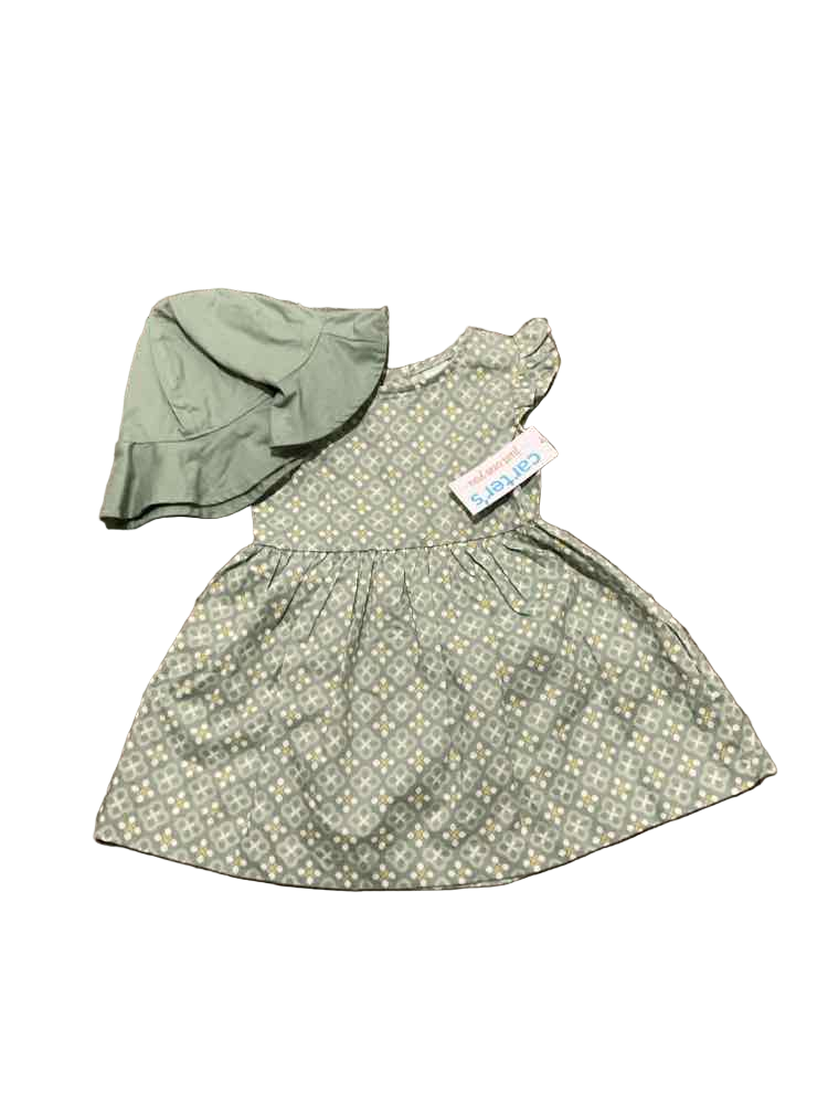 Carters (C) Green Infant Size 9 MO Girl's 2PC Casual