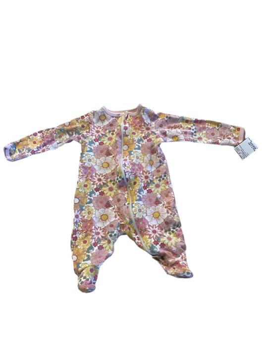 Wonder Nation (E) Floral Infant Size 0-3 MO Girl's 1PCSleepwear