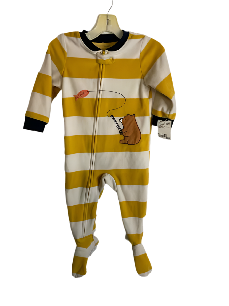 Carters (C) White Yellow Infant Size 12 MO 1PCSleepwear