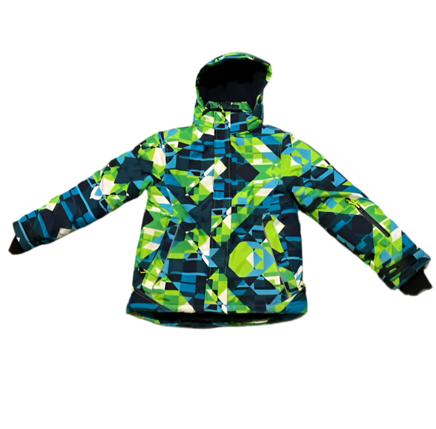 D Brand Blue Green Youth Size 14 Boy's Jacket Heavy