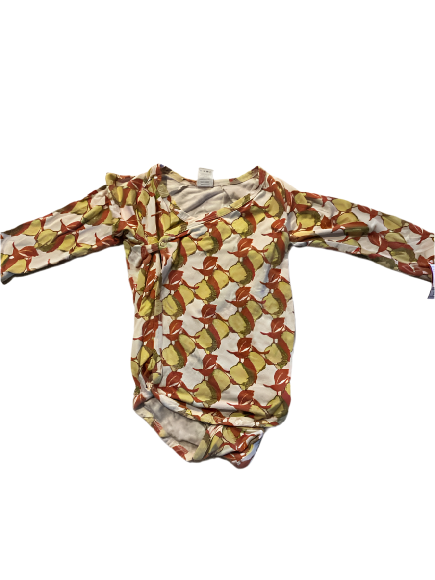 Kate Quinn (B) Brown Yellow Infant Size 18-24 MO Girl's LSTop