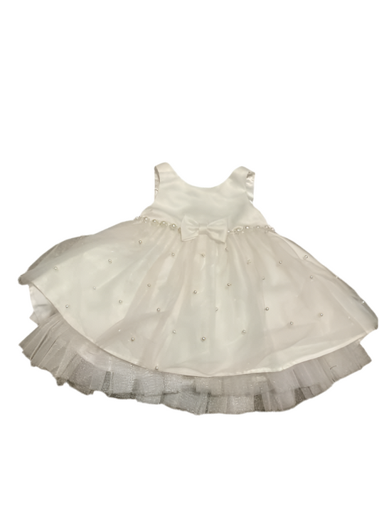 American Princess (C) White Infant Size 9 MO Girl's PartyDress