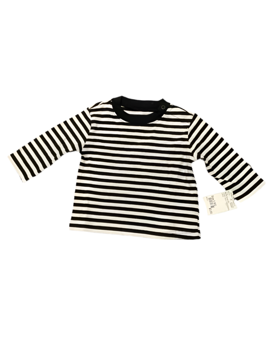 Mighty Goods (D) Striped Infant Size 3 MO Boy's LSTop
