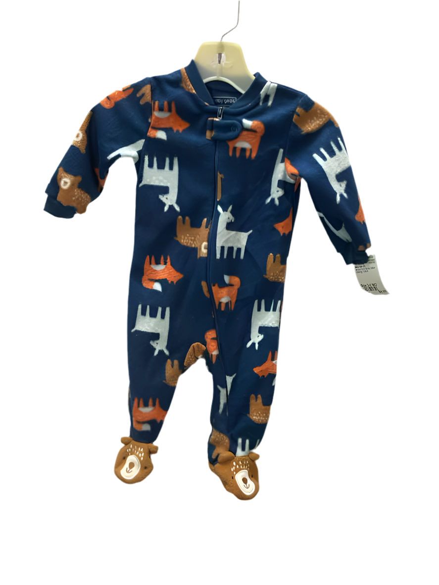Baby Gear (C) Animal Print Infant Size 3-6 MO 1PCSleepwear
