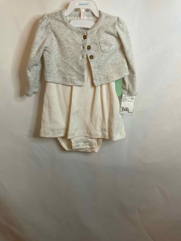 Carters (C) Grey Infant Size 3 MO 2PC Casual