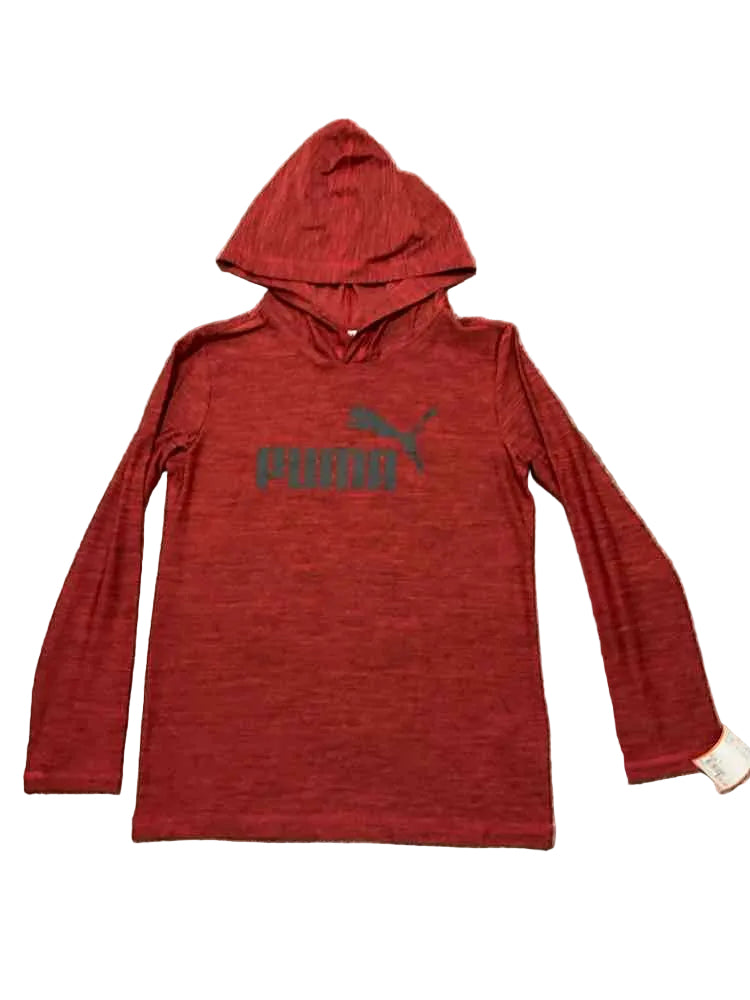 Puma (B) Red Youth Size 7 Boy's AthleticTopLS