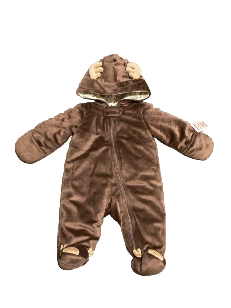 Just One You (D) Brown Infant Size 3 MO Boy's 1PC Snowsuit