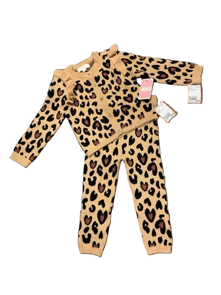 Btween (C) Animal Print Infant Size 18 MO Girl's 2PC Dressy