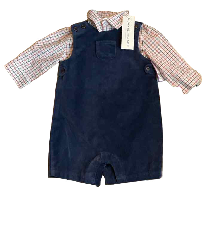 Janie and Jack (A) Red White Blue Infant Size 3-6 MO Boy's 2PC Dressy