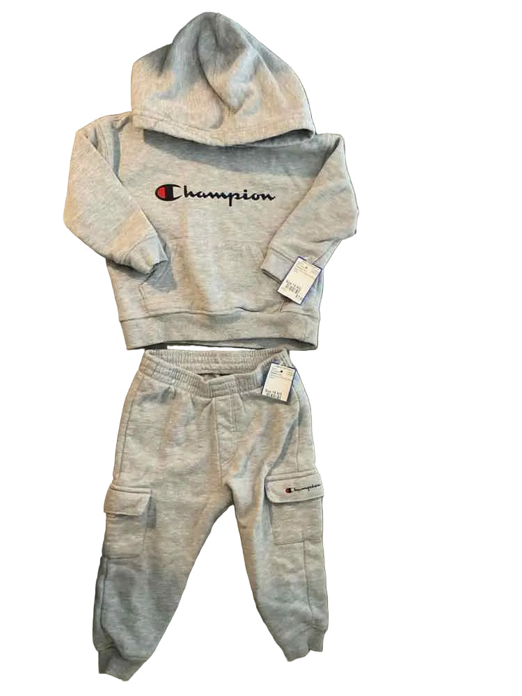 Champion (C) Gray Infant Size 18 MO Boy's 2PC Casual