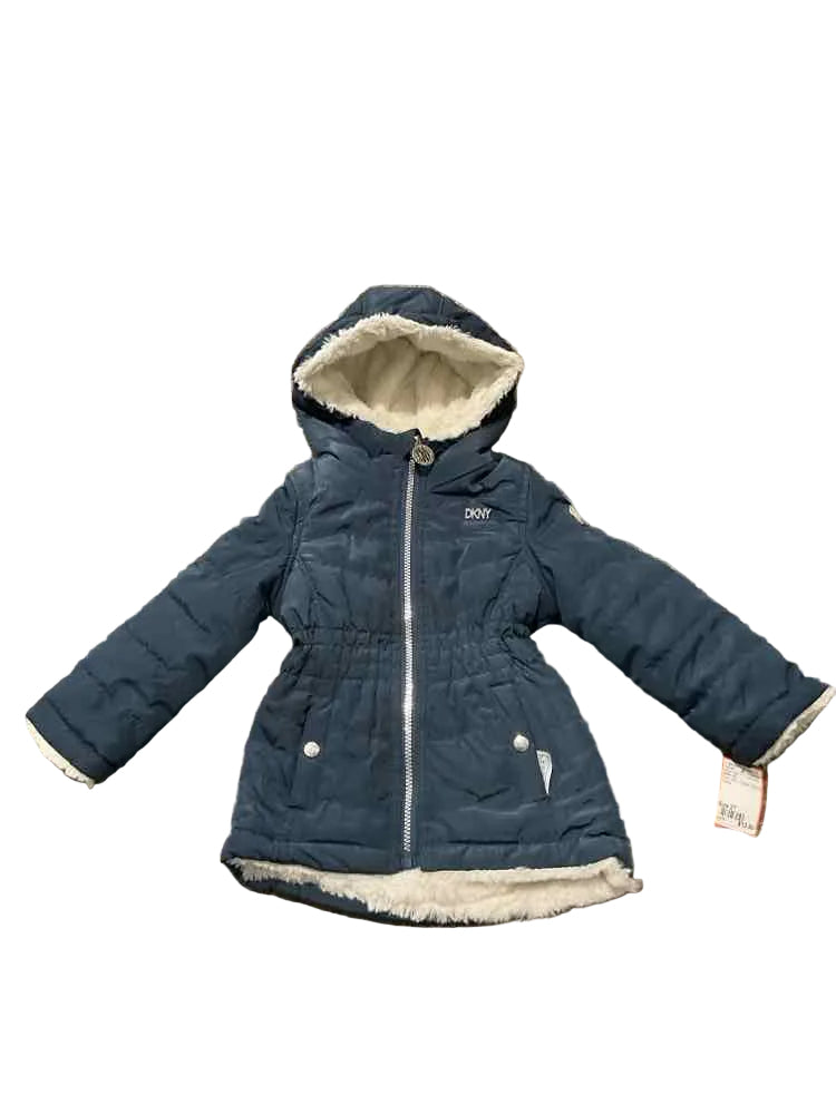DKNY (A) Blue Toddler Size 2T Girl's Jacket Light