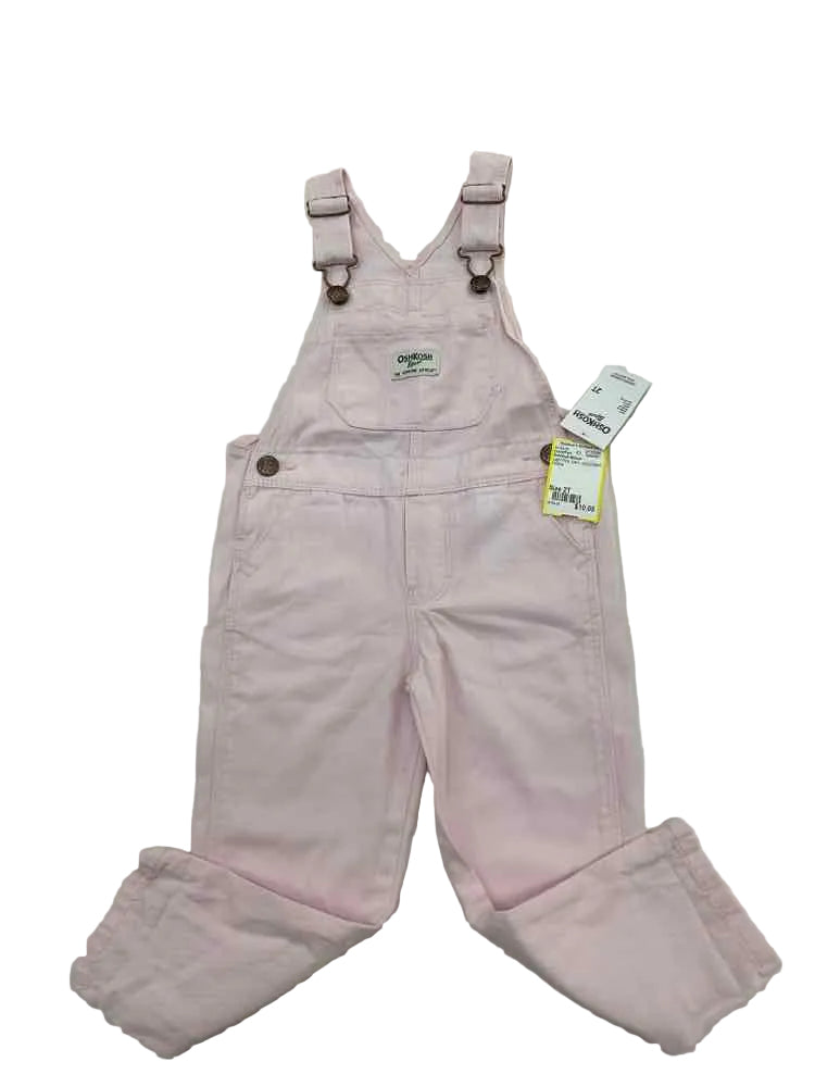 OshKosh BGosh Light Pink Toddler Size 2T Girl's OverallPant