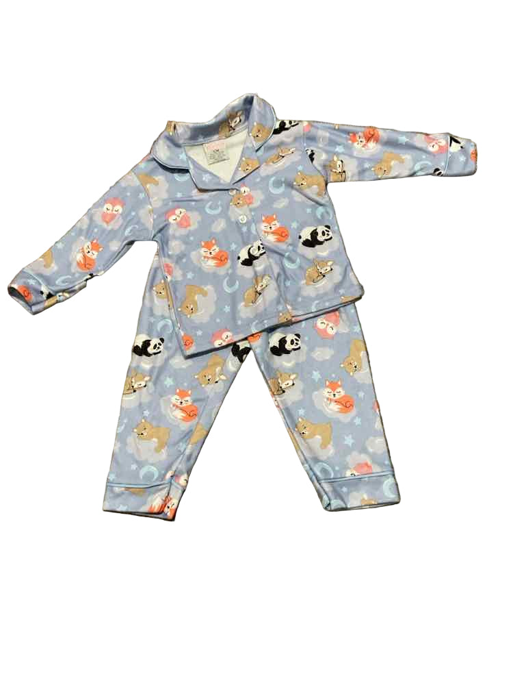 Mon Petit (AA) Purple Infant Size 12 MO Girl's 2PCSleepwear