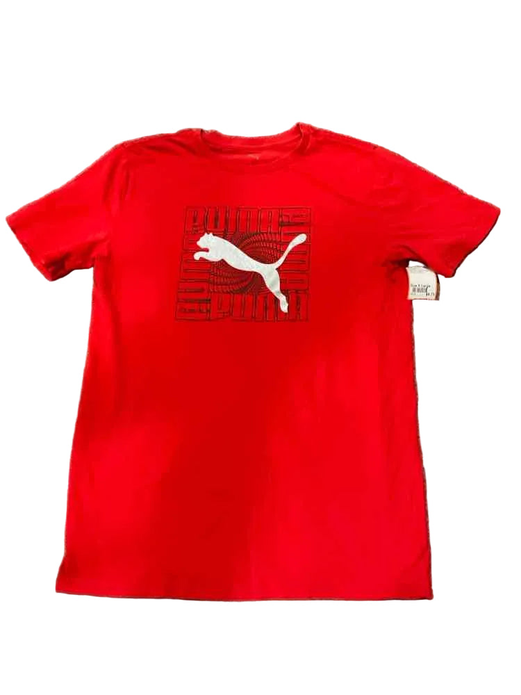 Puma (B) Red Black Youth Size X-Large Boy's AthleticTopSS