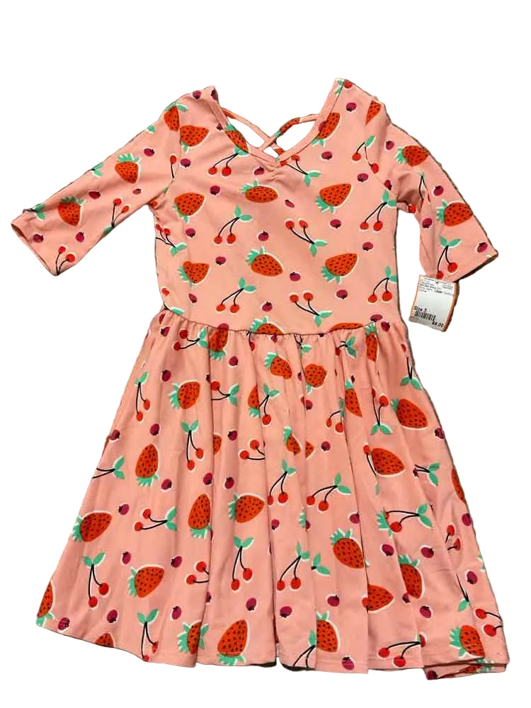 Dot Dot Smile (C) Print Toddler Size 5 Girl's CasualDress