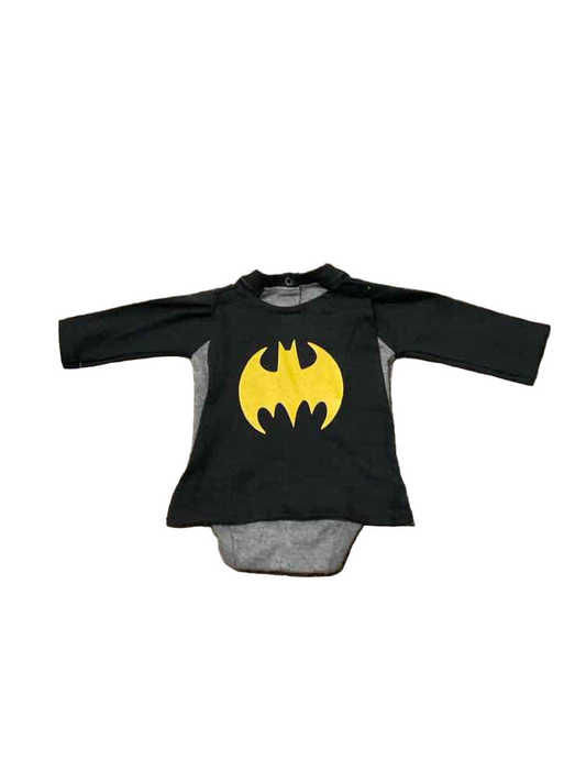 DC (B) Black Gray Infant Size 0-3 MO Boy's LSTop