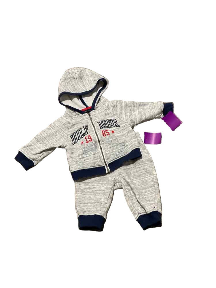 Tommy Hilfiger (B) Blue Gray Infant Size 3 MO Boy's 2PC Casual