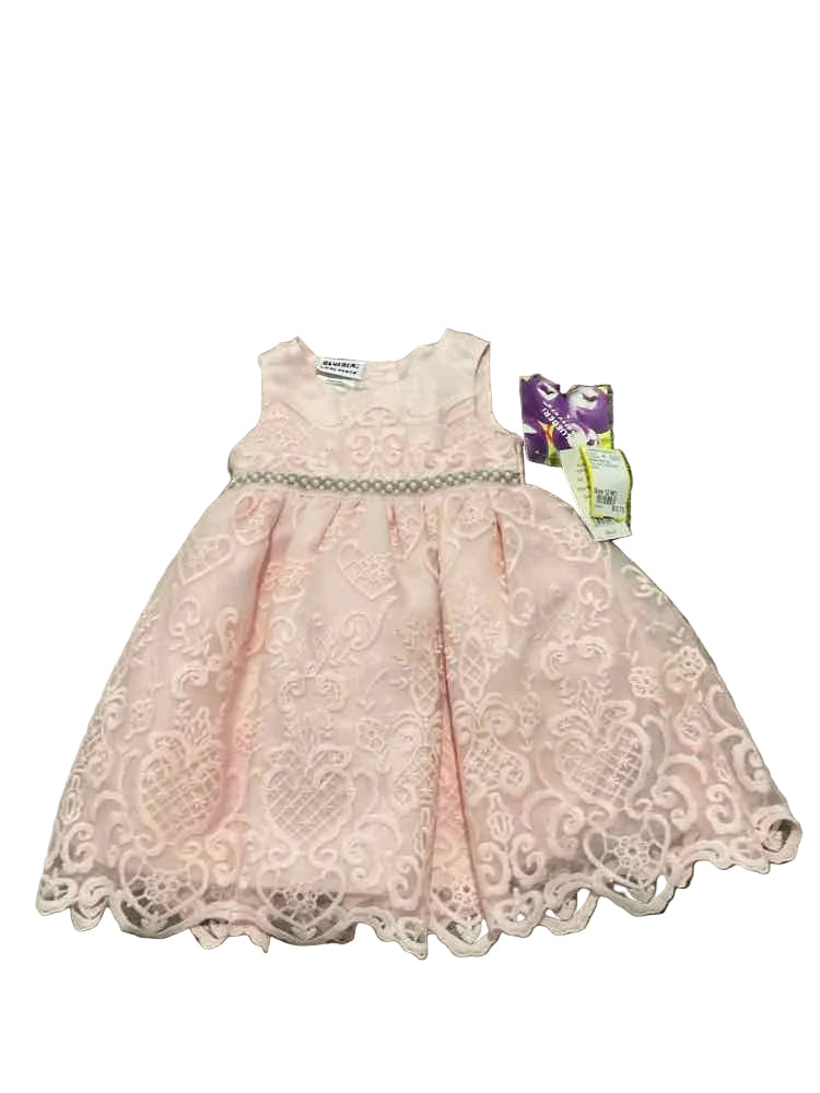 Blueberi Blvd. (C) Pink Infant Size 12 MO Girl's PartyDress