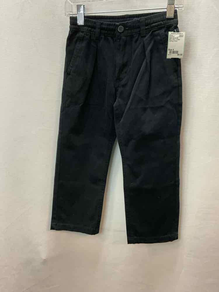 Ralph Lauren (A) Black Toddler Size 4 PantChino