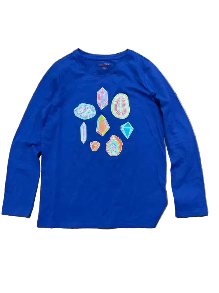 Cat and Jack (D) Blue Youth Size 10-12 Girl's LSTop
